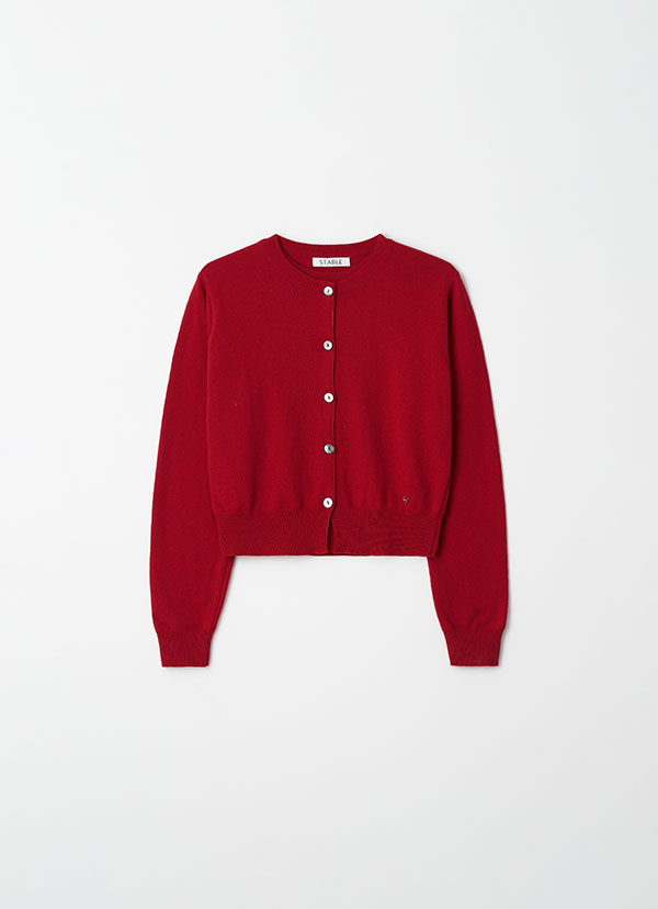 3rd / Vermont Double Cardigan_Red